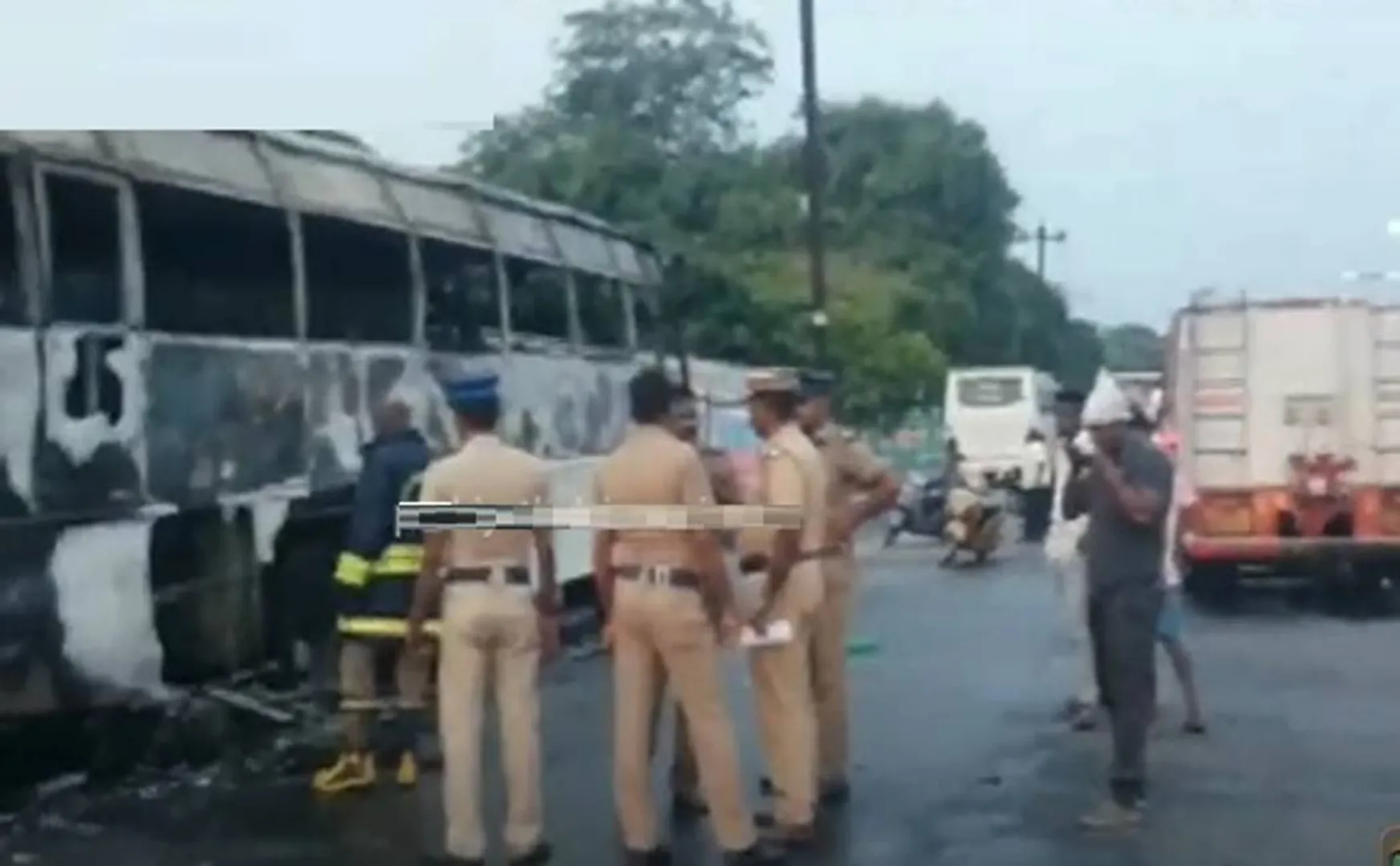 bus and bike incident police investigation chennai 